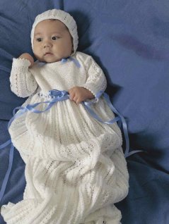 Christening gown and hat