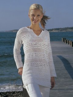 Crochet tunic