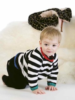 Striped children's sweater