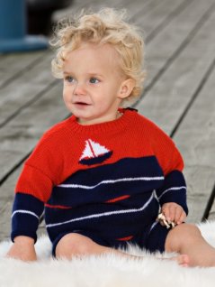 Striped sailor shirt and pants