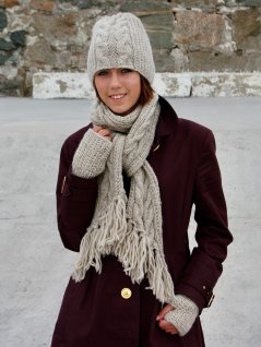 Hat, scarf, leg and wrist warmers