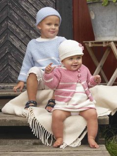 Dress, cardigan, sweater and hats