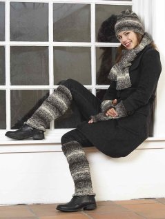 Hat, scarf, leg and wrist warmers