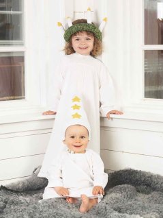Lucia crown with star boy hat