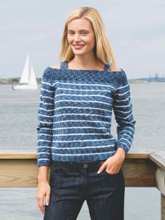 Striped women's jumper