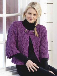 Structured knit cardigan