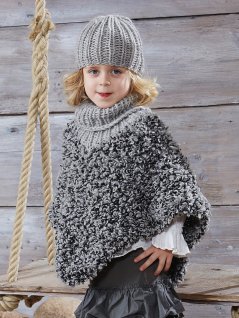 Children's poncho and hat