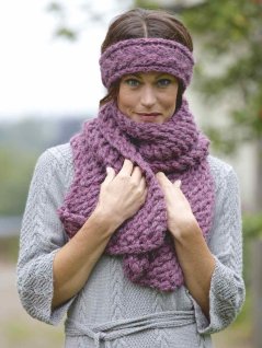 Scarf and headband