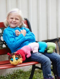 crocheted twelve-footed