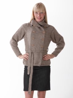Double-breasted cardigan