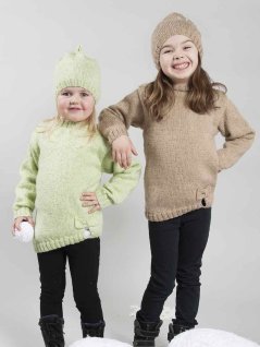 Girl's sweater and hat