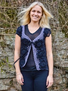 Crochet vest