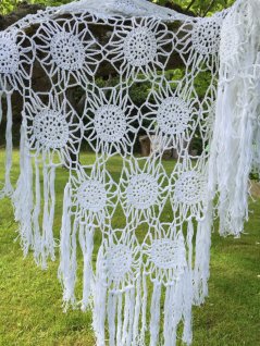 Crochet shawl