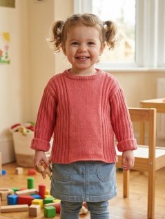 Children's tunic with long sleeves