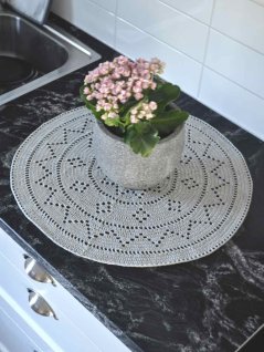 Crochet tablecloth