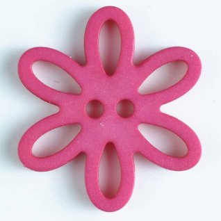 cerise flower button