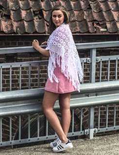 Crochet shawl