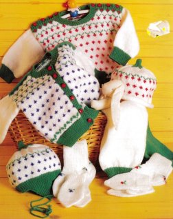 Baby set lingonberry and blueberry
