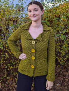 Double-breasted cardigan