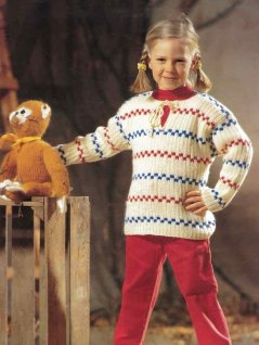 Fisherman's sweater - Pippi sweater
