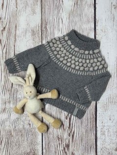 Bubble yoke sweater