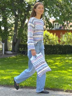 Confetti sweater blue