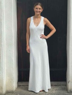 Long dress with lace