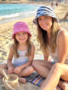 Crochet Bucket Hat Child and Adult