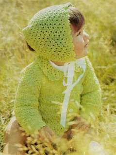 cardigan and hat