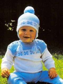 Jumper, pants and hat