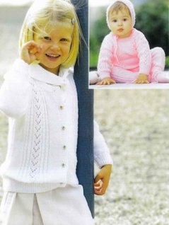 Baby, children's sweater, cardigan, pants, hats and socks