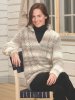 Sweaters and long pullovers with patterns