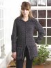 Plain knit sweater with pockets