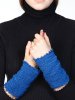 Patterned, lace and crocheted wrist warmers