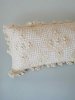 Lace crochet pillows
