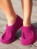 Crochet slippers