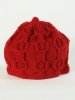 Knitted hat, scarf, bag and tea cap