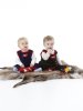 Sweater, cardigan, pants and hat with Dala horses