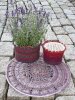 Crocheted covers and tablecloths in 3-fold