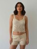 Crochet tank top &amp; shorts