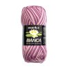 Bianca Ombré mercerized cotton yarn melange pink white 1533