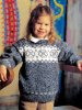 Children's, women's and men's sweaters
