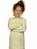 Lace-knit sweater