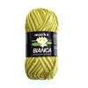 Bianca Ombré mercerized cotton yarn melange green white 1536