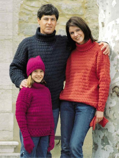 Sweater, hat, mittens and leg warmers