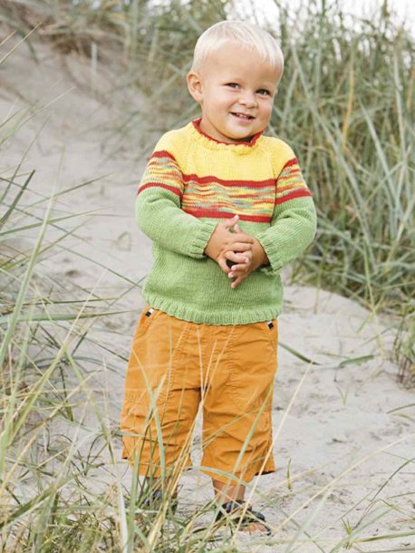 Raglan jumper with stripe