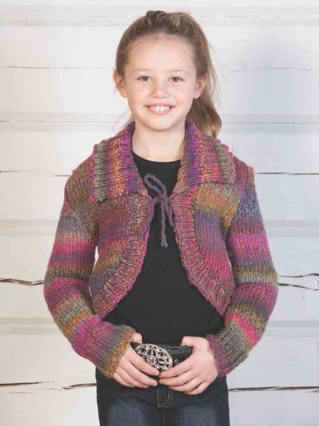 Bolero with collar