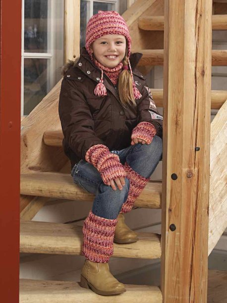 Hats, scarf, wrist warmers and fake polos
