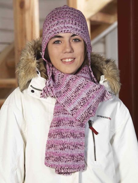 Hats, scarf, wrist warmers and fake polos