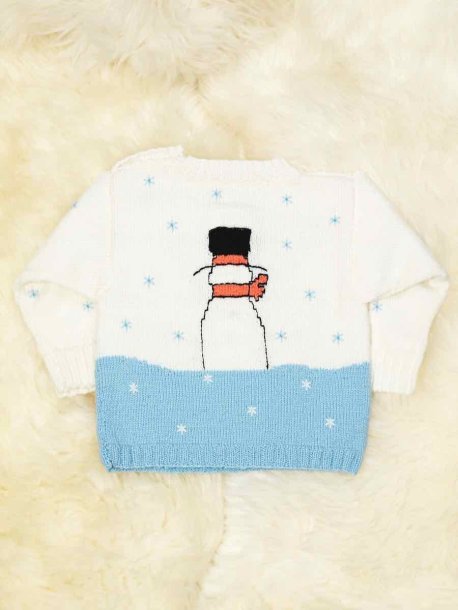 Baby-children's set with snowman